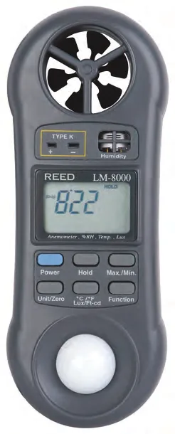REED LM-8000 Multi-Function Environmental Meter