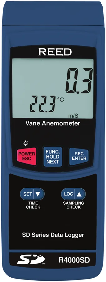 REED R4000SD Data Logging Vane Thermo-Anemometer