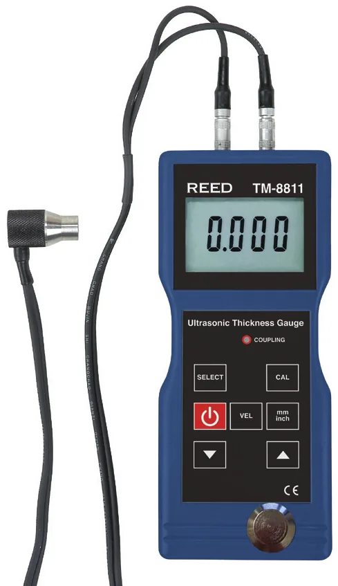 REED TM-8811 Ultrasonic Thickness Gauge
