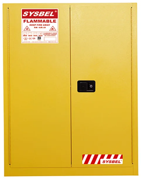 SYSBEL Flammable Liquid Safety Storage Cabinet, Self-Closing Double Door [45 Gal/170 L]