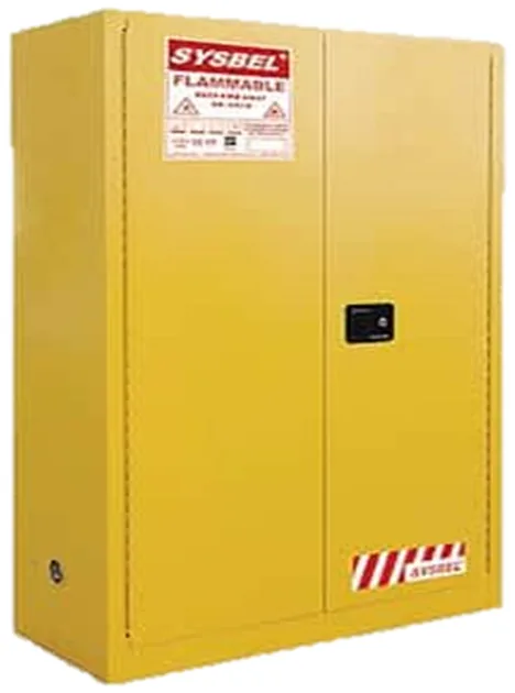 SYSBEL Flammable Liquid Safety Storage Cabinet, Self-Closing Double Door [90 Gal/340 L]