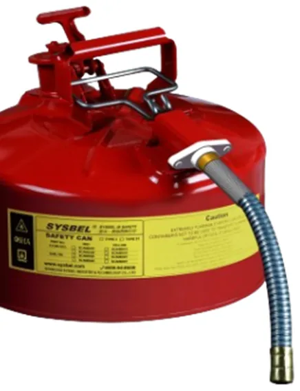 SYSBEL Type II Safety Dispensing Can, Red [2.5 Gal/9.5 L]